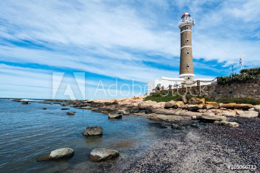 Bild på Lighthouse in Jose Ignacio near Punta del Este Uruguay